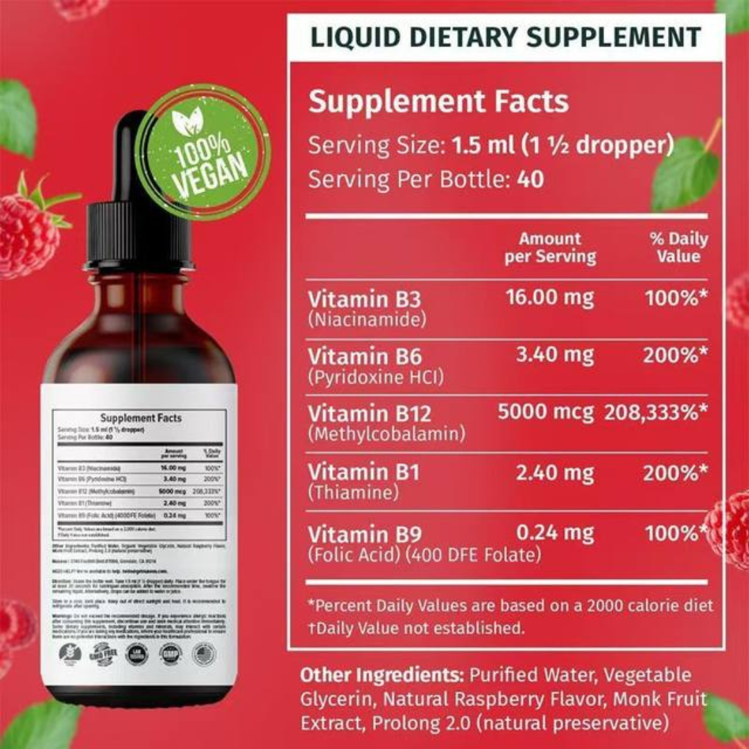 Calmora B12 Nerve & Energy Drops