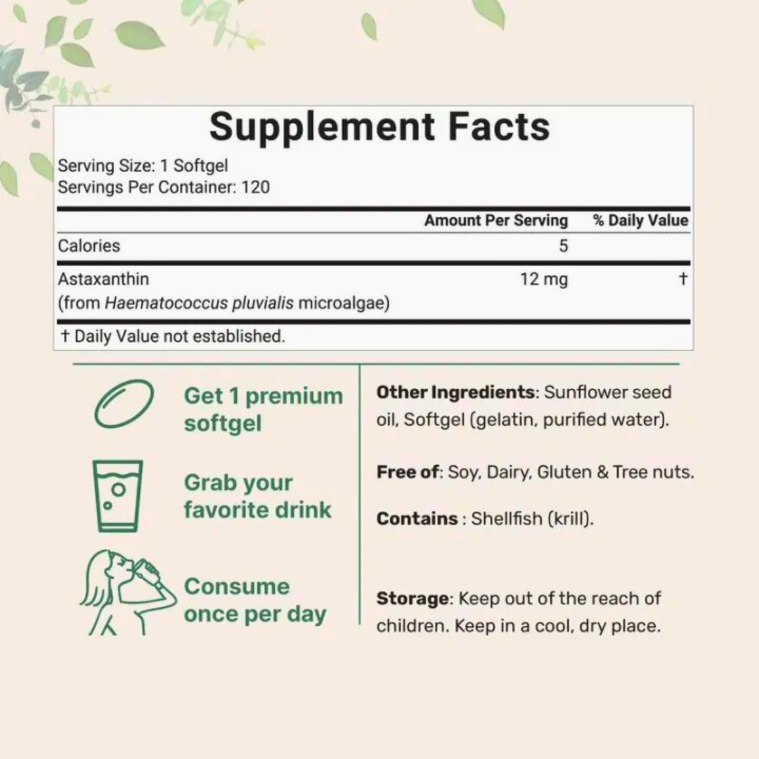 Calmora Astaxanthin 12mg