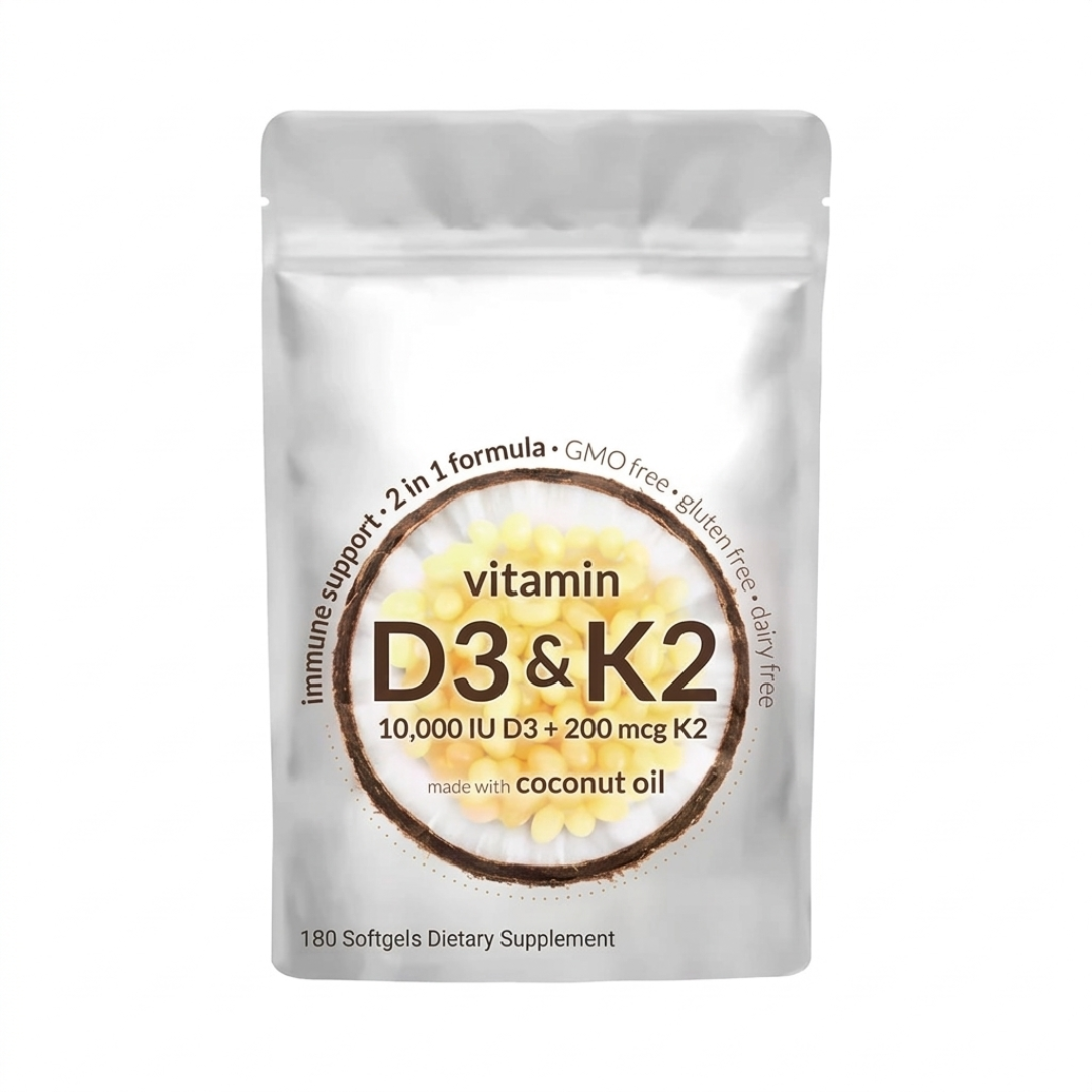 Calmora D3 + K2 Muscle & Mood Softgels