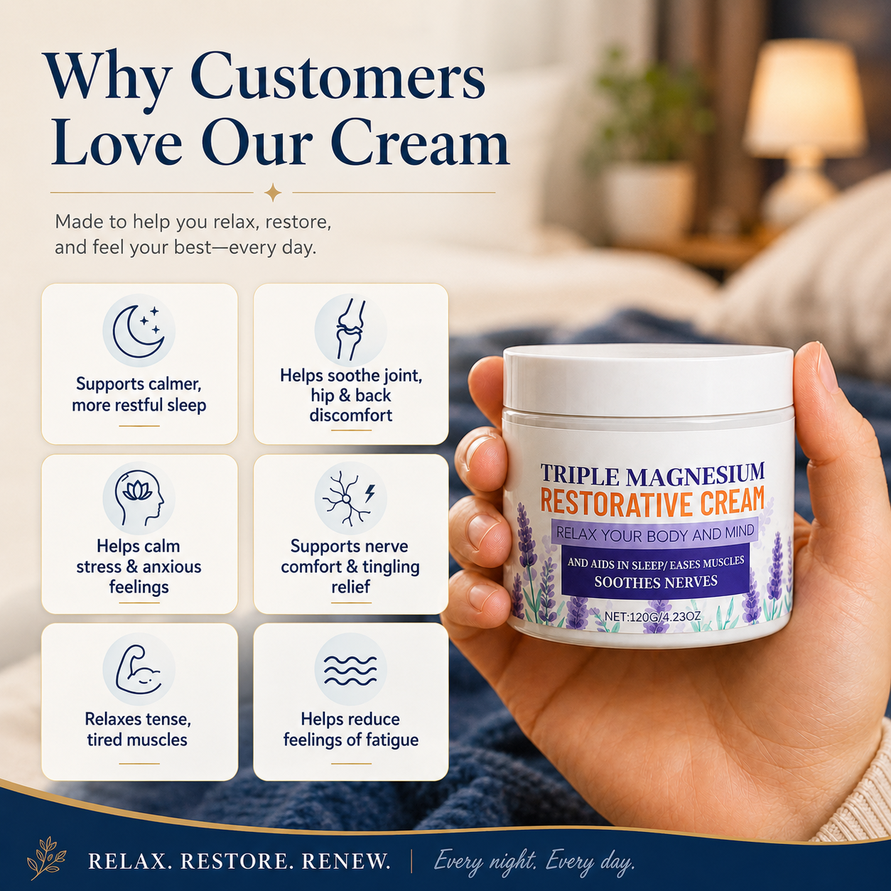 Calmora Restless Legs Cream
