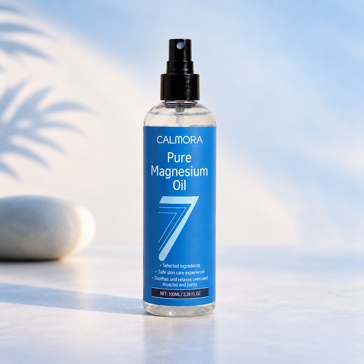Calmora Pure Magnesium Spray – Topical Magnesium Body Spray for Your Evening Routine