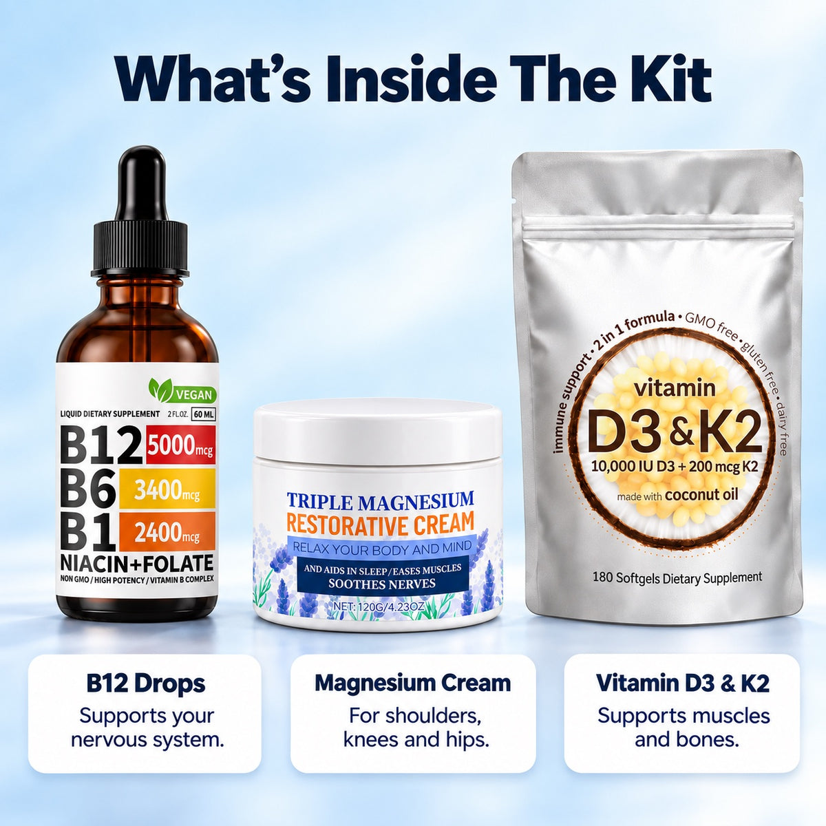 What's inside the Complete Calm Kit