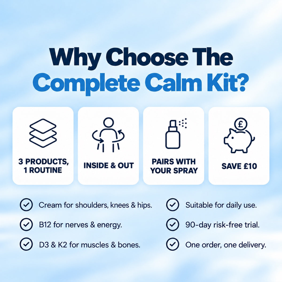 Why choose the Complete Calm Kit