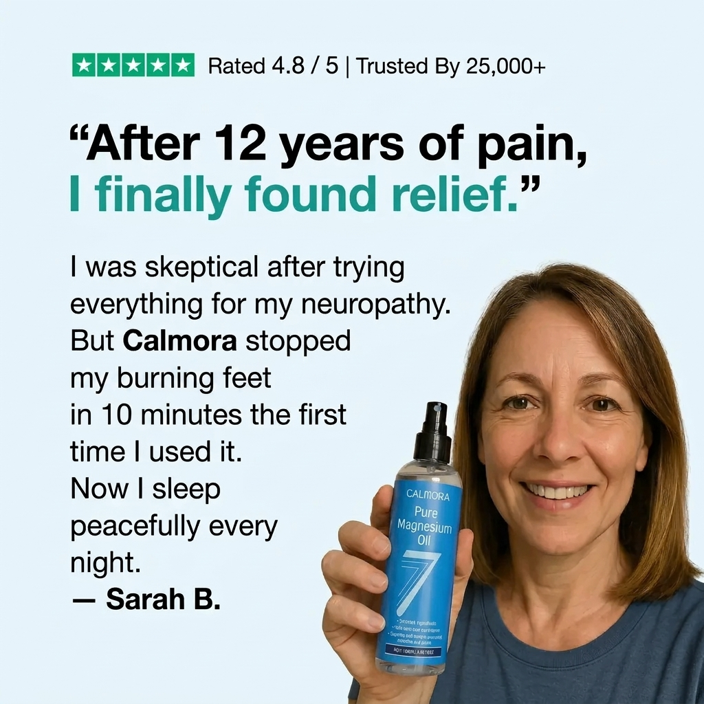 Calmora Pure Magnesium Spray – Relax Your Body & Sleep Through The Night